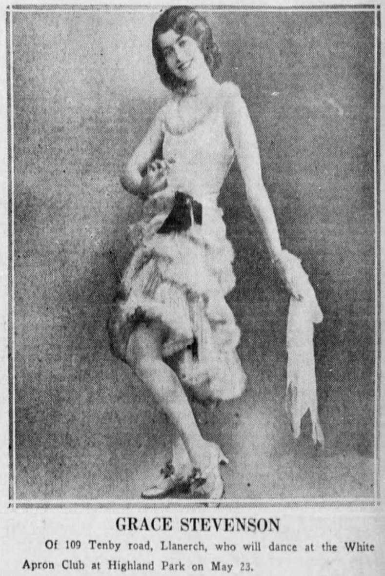 Grace Stevenson dances